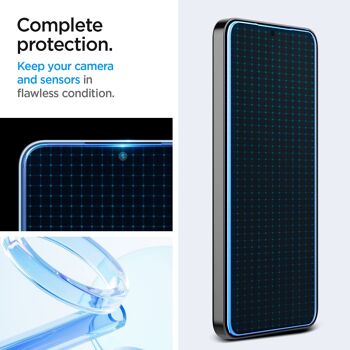 Pack de 2 Spigen Glass tr EZ Fit HD Transparent - Samsung Galaxy S24 3
