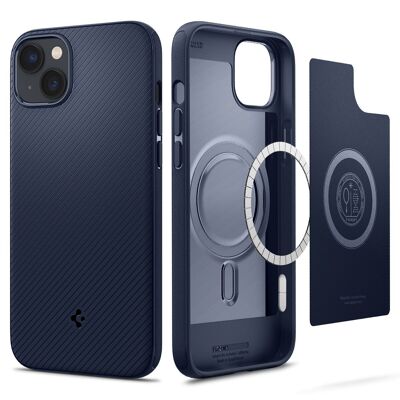 Spigen Mag Armor MagSafe, Marineblau – iPhone 14 Plus
