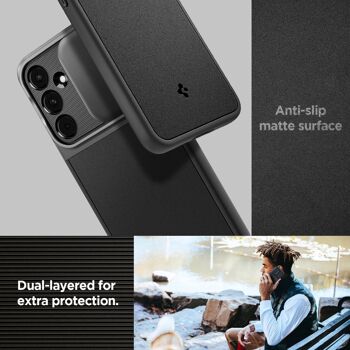 Spigen Optik Armor, noir - Samsung Galaxy A55 5