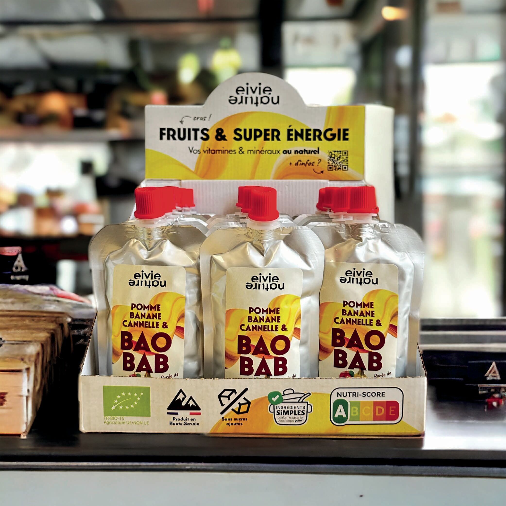 EIVIE Nature Pack/POS x18 Ricetta Baobab BIOLOGICO