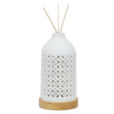 DIFFUSEUR DE PARFUM PAR CAPILLARITE EN CERAMIQUE AVEC LED NO 4