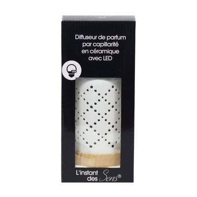 CERAMIC CAPILLARITY FRAGRANCE DIFFUSER WITH LED NO 5