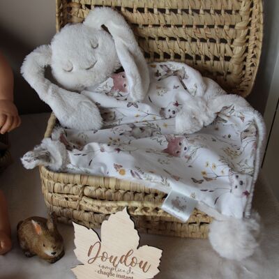 Doudou tendresse Lapin printanier