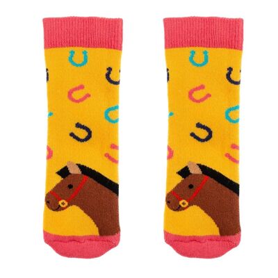 Orange Horse Squelch Tots Sock