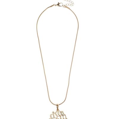 Collier chaîne serpent Love Fusion 'Love & Be Loved'