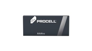 PROCELL : Pack de 10 Piles Alcalines Duracell (1.5V) 1