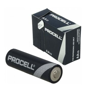 PROCELL : Pack de 10 Piles Alcalines Duracell (1.5V) 7