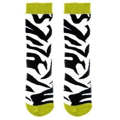 Calcetines de cebra para niños - Tallas 7-11 (Reino Unido, 25-29 UE)