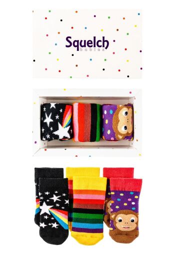 Boîte à chaussettes pour bébé Squelch 1