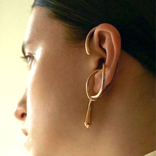 Wrap around earring - Large ear cuff - One piece