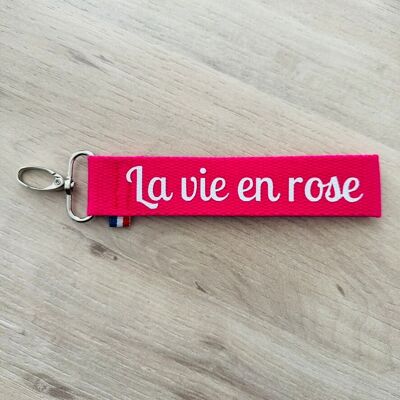Key ring, La vie en rose