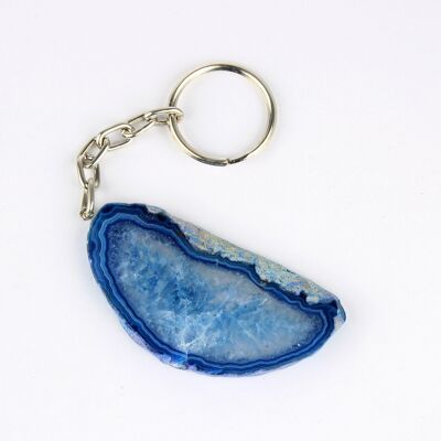 Agate Keyring in Mix Colour