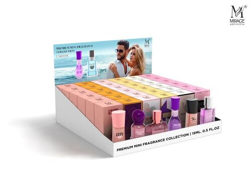 PERFUMES MINI 15ML MUJER MIXTOS CON PROBADOR