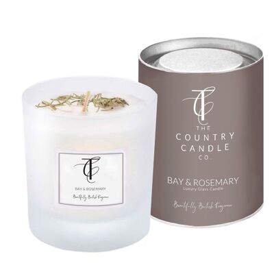 Pastels - Bay & Rosemary 30cl Glass Candle