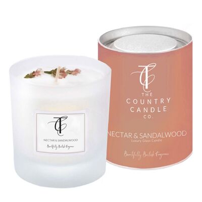 Pastels - Nectar & Sandalwood 30cl Glass Candle