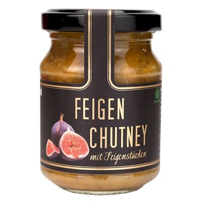 Fig chutney with fig pieces