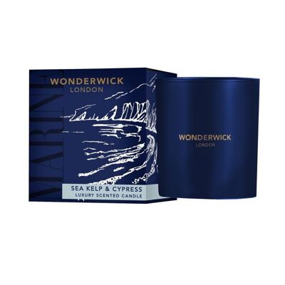 Vela perfumada con algas marinas y ciprés de WONDERWICK London-Marine