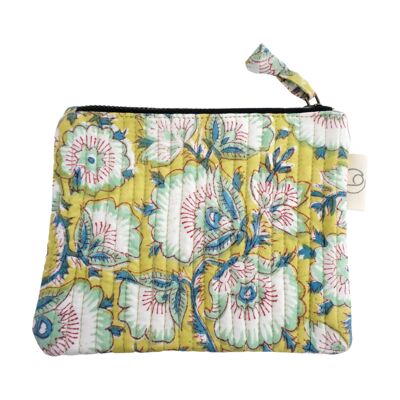 Printed cotton pouch N°21