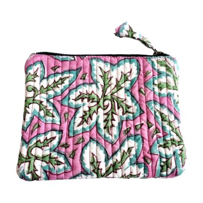 Printed cotton pouch N°24