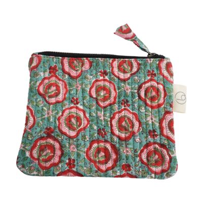 Printed cotton pouch N°27