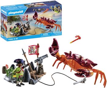 Playmobil 71532 - Pirate Et Crabe Géant 2