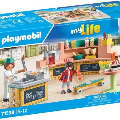 Playmobil 71538 - Puesto de comida rápida