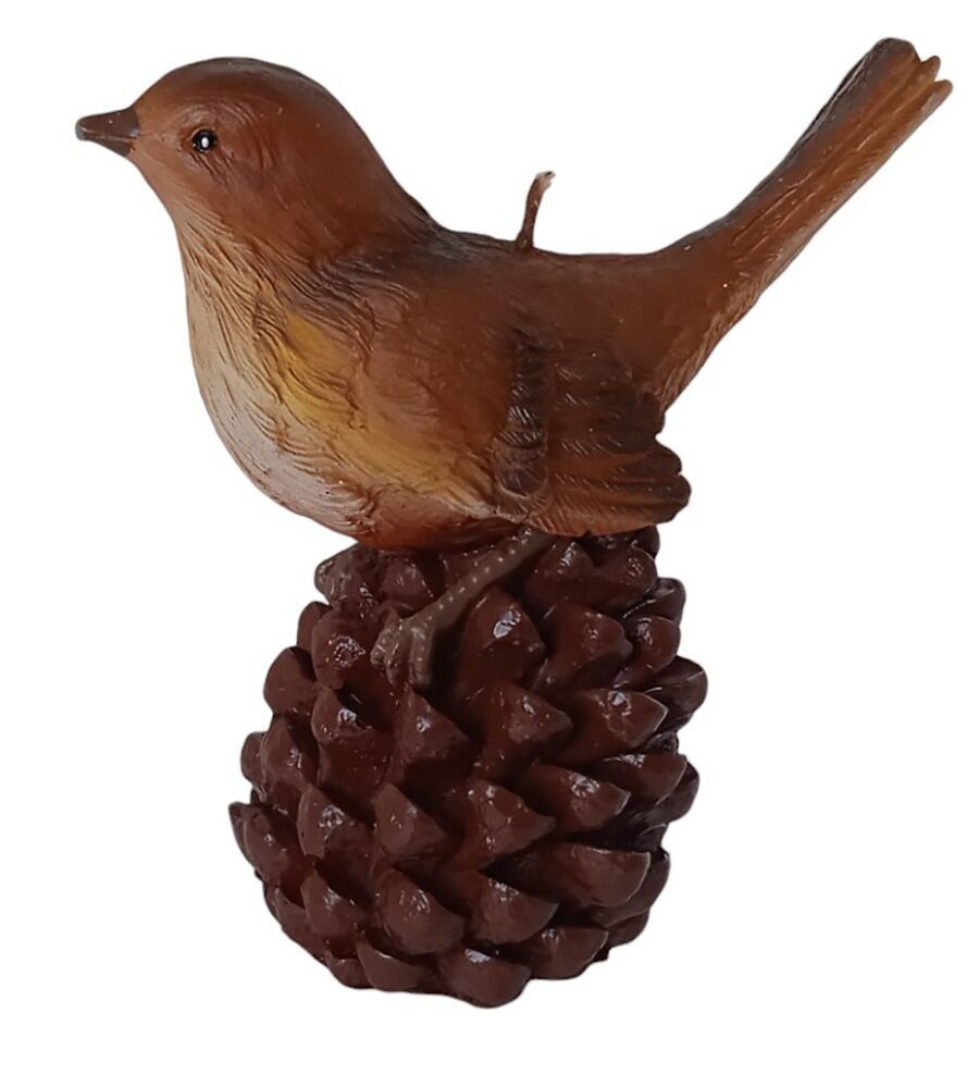 CANDELA "UCCELLO - PINOLI" DIMENSIONE: 7x12cm CA-011