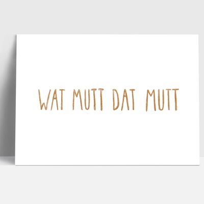 Postkarte, Wat mutt dat mutt