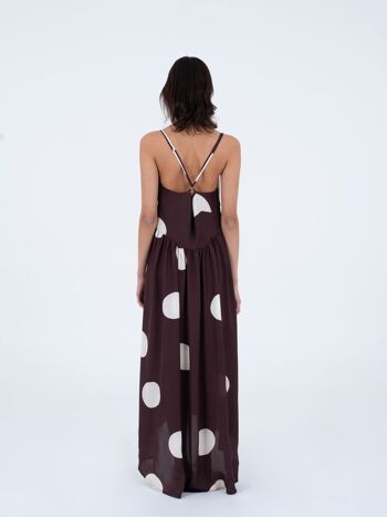 Robe noire à pois 4