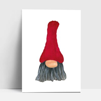 Postcard, gnome