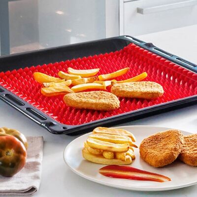 Tapis de Cuisson Four et Micro-ondes - Style Pyramide