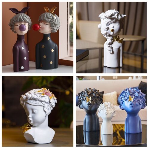 Decor - FIGURINE BUNDLE - Home Decor - Decorative Accessories - Ornaments - Resin Figurines