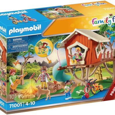 Playmobil 71001 - Casa sull'albero e scivolo