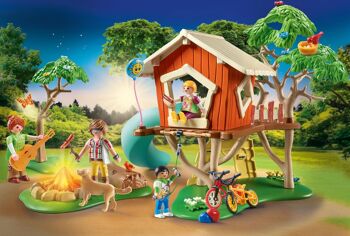 Playmobil 71001 - Cabane Dans Les Arbres Et Toboggan 2