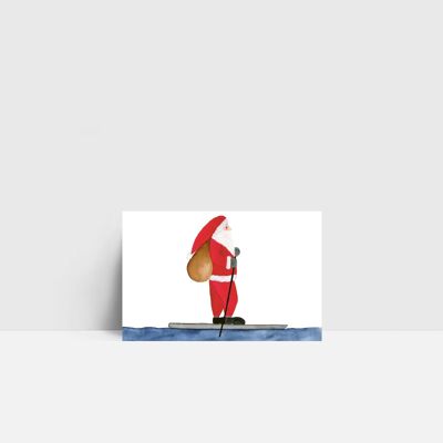 Mini card, Santa Claus SUP