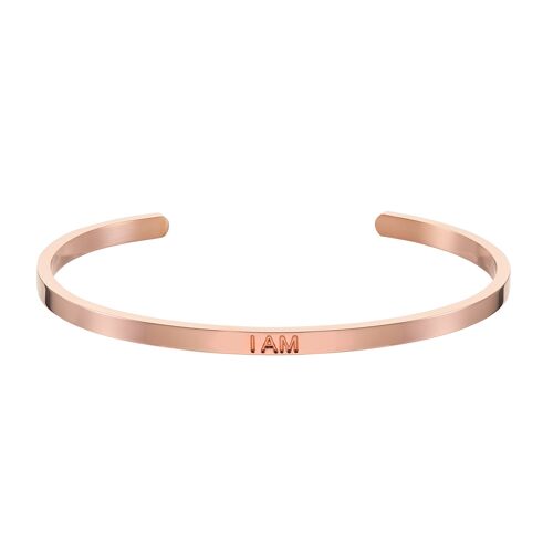 I AM Affirmation Bracelet (Rose Gold)