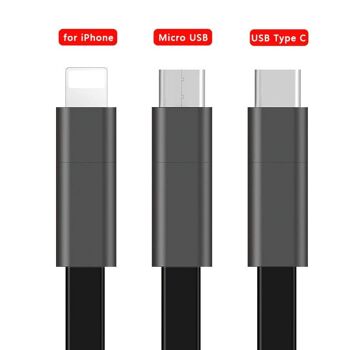 MAGIC CABLE - Câble USB Réparation Rapide pour Iphone, Type C et Android 3