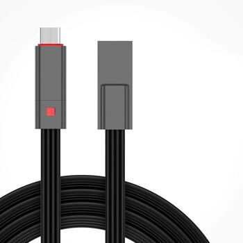 MAGIC CABLE - Câble USB Réparation Rapide pour Iphone, Type C et Android 10