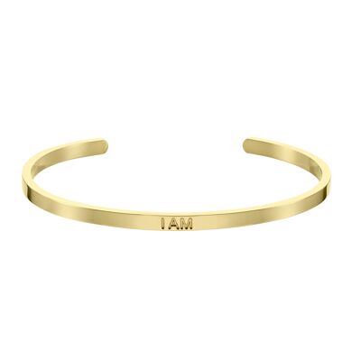 I AM Affirmation Bracelet (Gold)