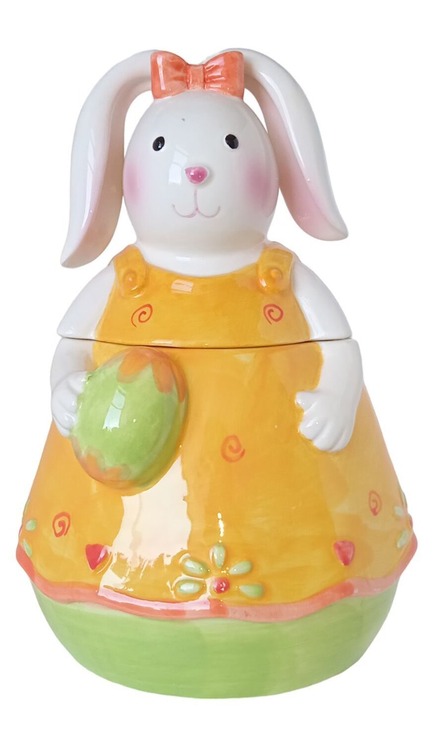 CERAMIC BISCUIT BOX "RABBIT" DIMENSION: 18x24cm DD-007