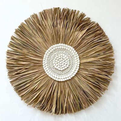 Bohu - Jujuhat Straw, Shells and Macramé 60cm