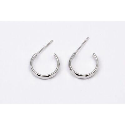 Earrings stainless steel SILVER - E60009055299
