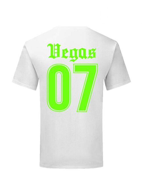 T-shirt Neon Green Velvet Vegas 07 Back