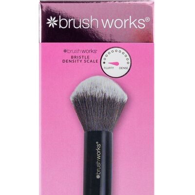Brushworks No. 6 Double Ended Powder and Buff Brush
