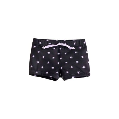 Baby boy swimsuit black and mauve stars K04-23401044