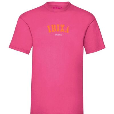 T-shirt Velours Orange Ibiza Bohême