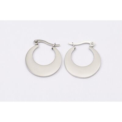 Pendientes acero inoxidable PLATA - E60083060399