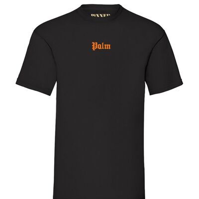 Palmorangefarbenes Samt-T-Shirt