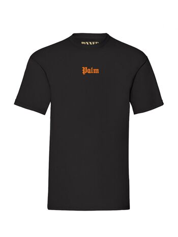 T-shirt Velours Orange Palme 1