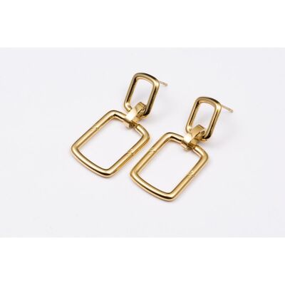 Earrings stainless steel GOLD - E60058095450